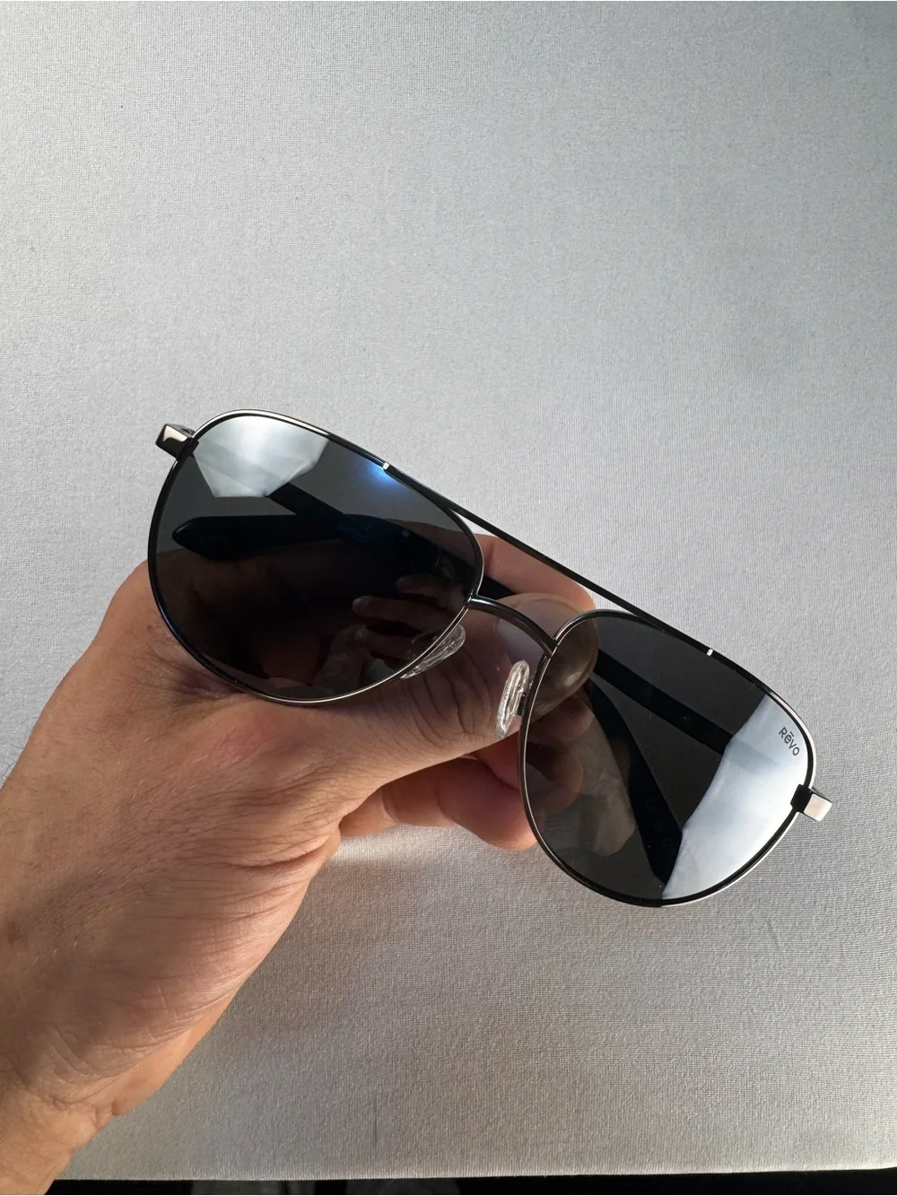 NEW! REVO RE 1106 00 GY Conrad Polarized Unisex Sunglasses Gunmetal/Graphite